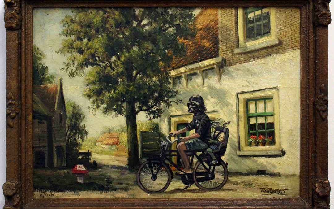 Even Darth Vader and Yoda needed a break